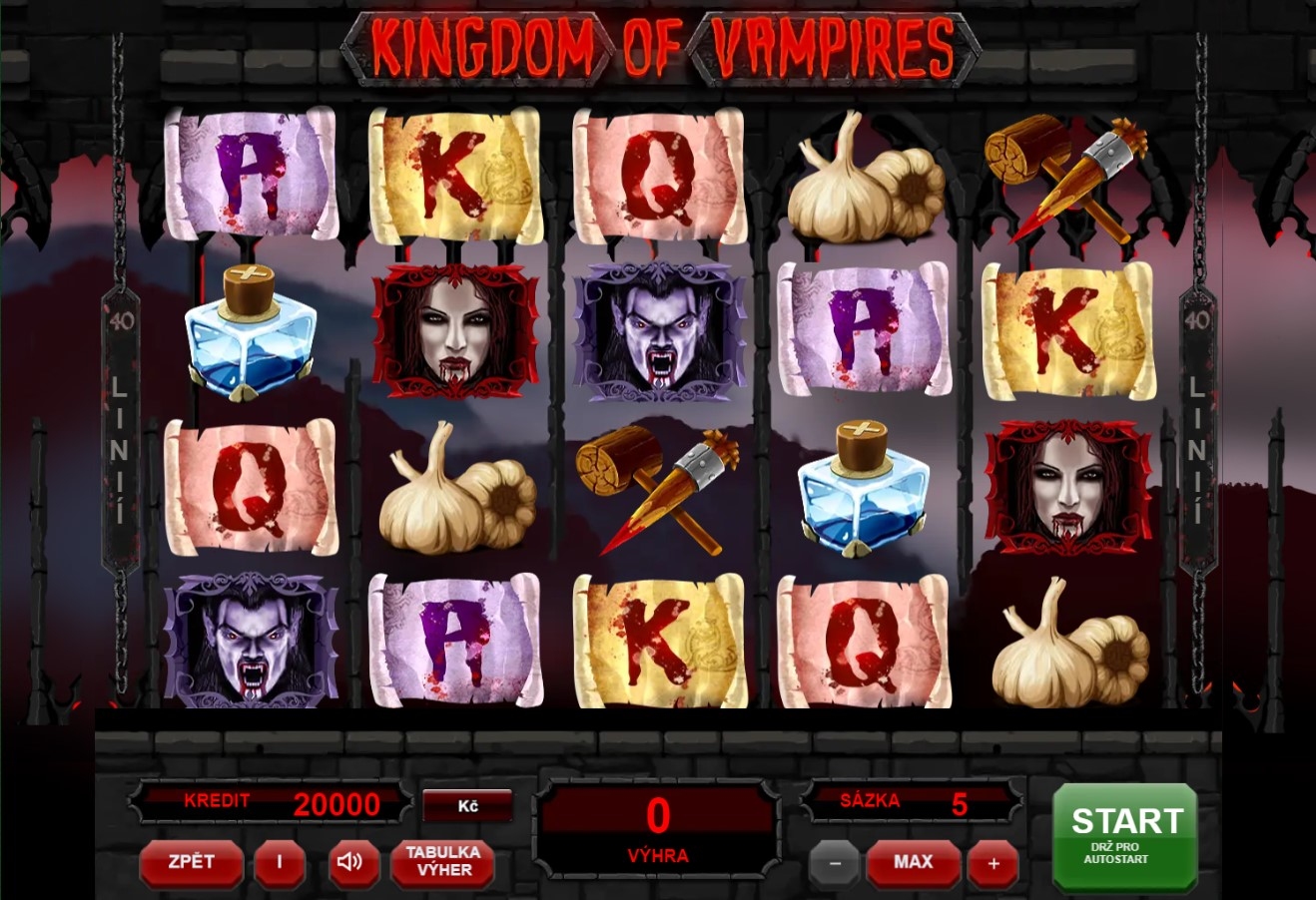 Kingdom of Vampires Slot Gameplay
