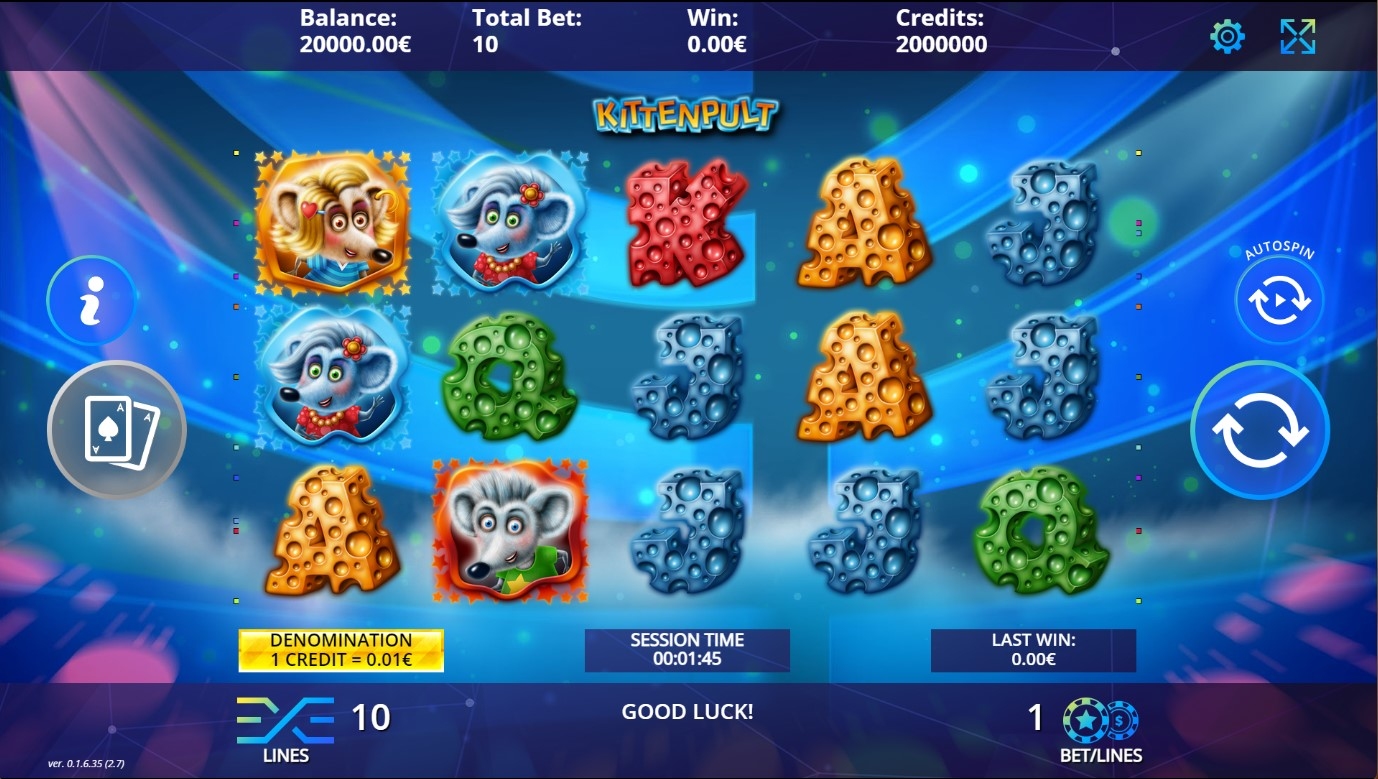 Kittenpult Slot Gameplay