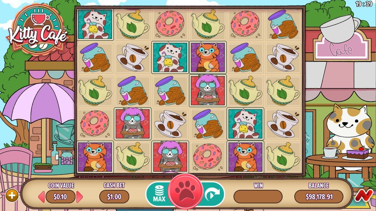 Kitty Cafe Slot Gameplay