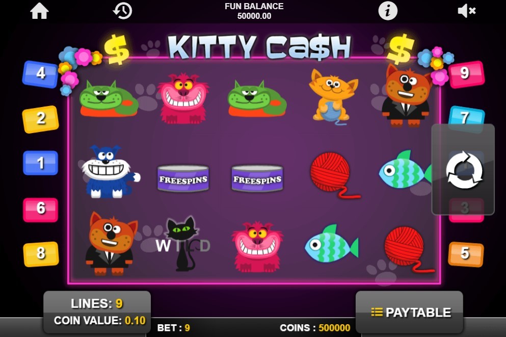 Kitty Cash Slot Gameplay