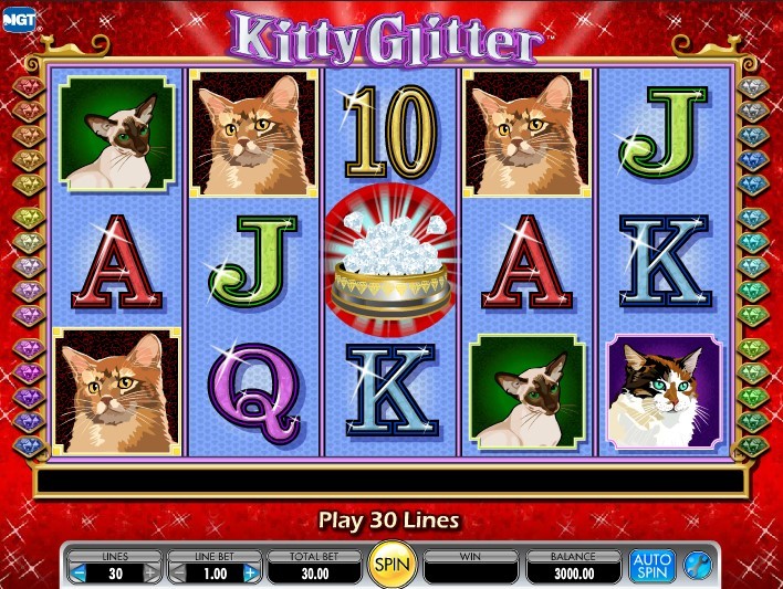 Kitty Glitter Slot Gameplay
