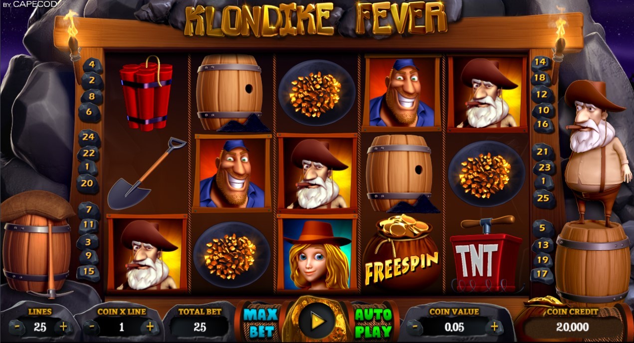 Klondike Fever Slot Gameplay