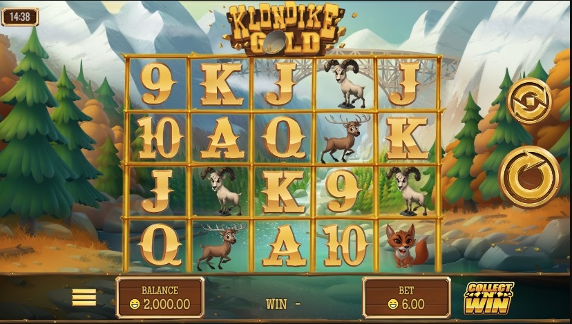 Klondike Gold Slot Gameplay