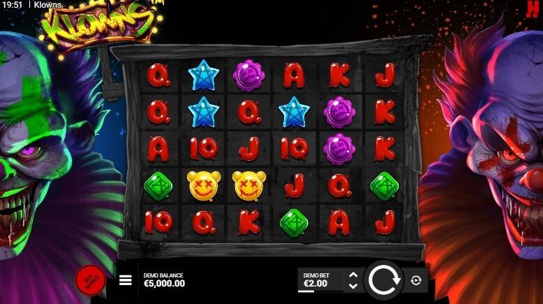Klowns Slot Gameplay