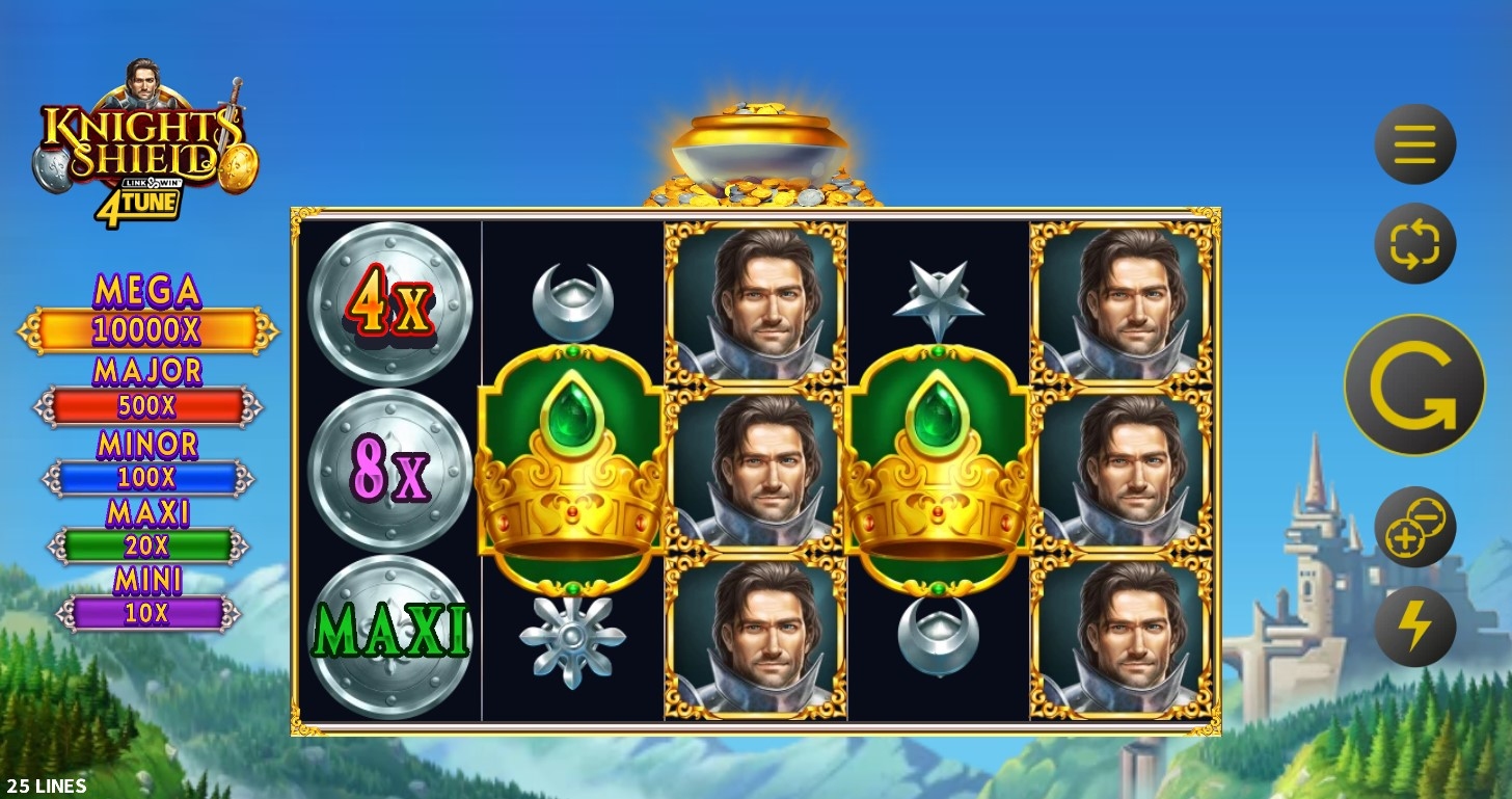 Knights Shield Link&Win 4Tune Slot Gameplay