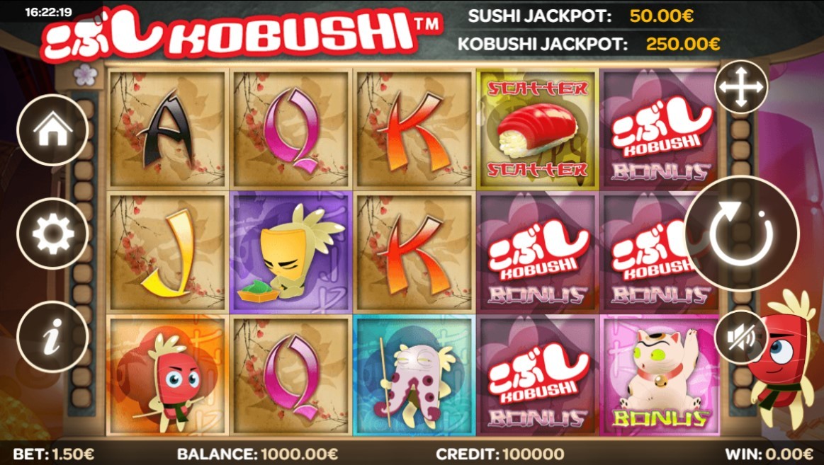 Kobushi Slot Gameplay