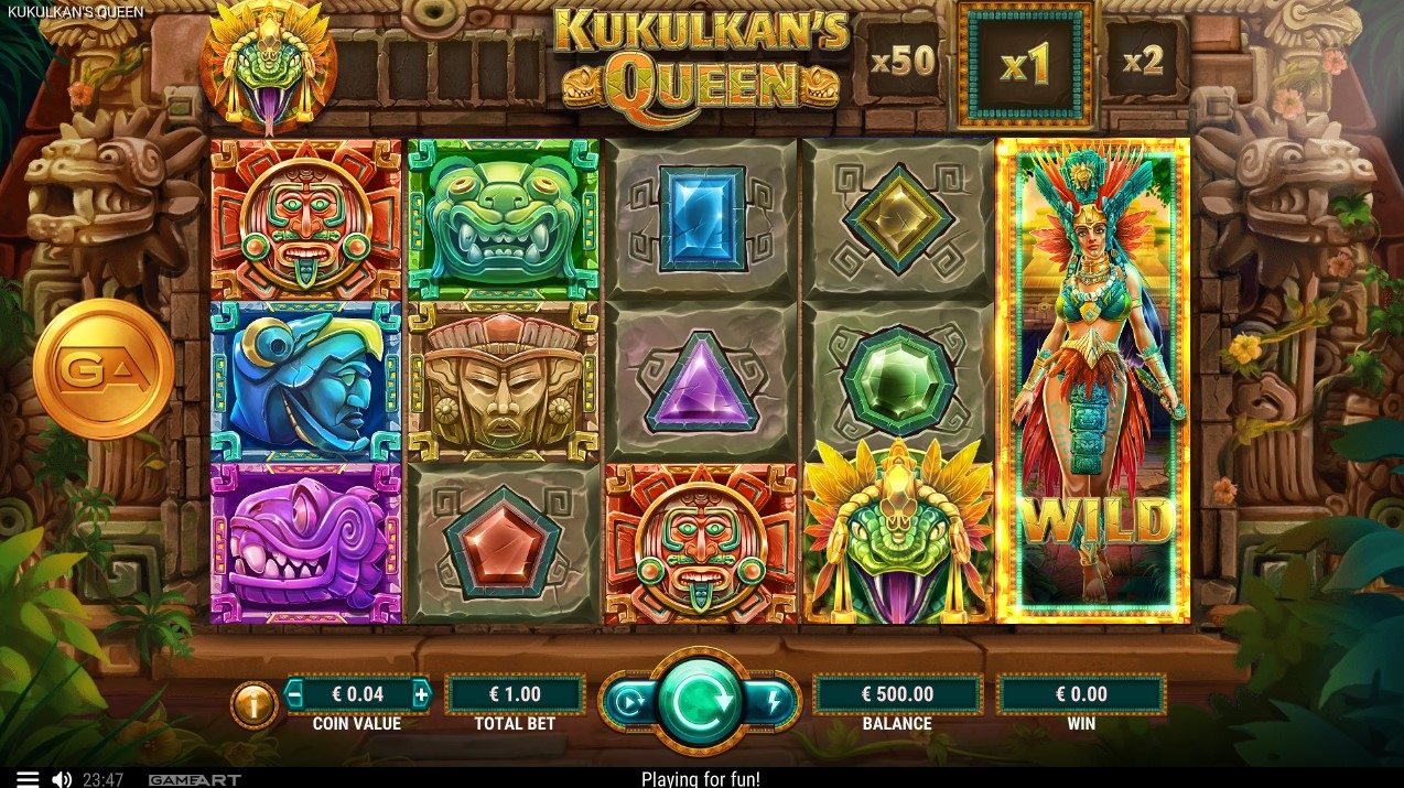 Kukulkan's Queen Slot Gameplay