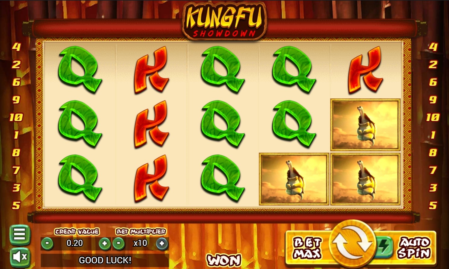 Kung Fu Showdown Slot Gameplay