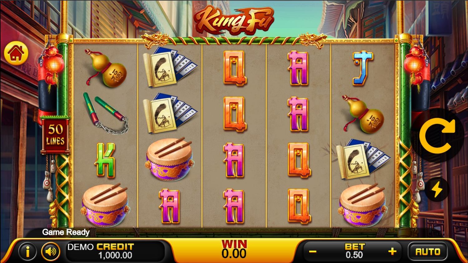KungFu Slot Gameplay