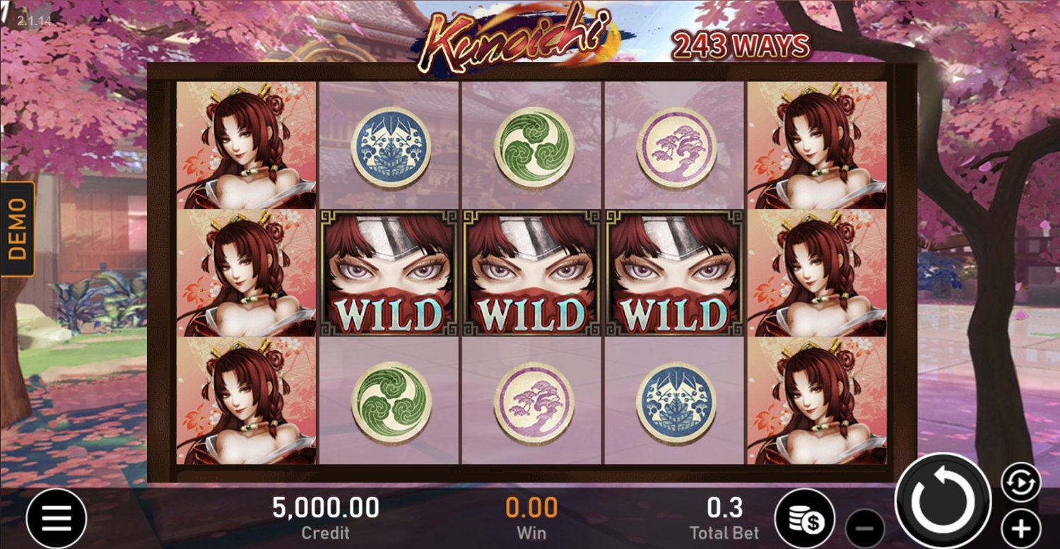 Kunoichi Slot Gameplay