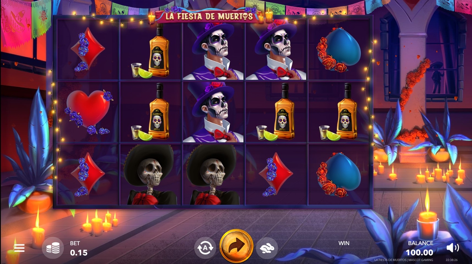 La Fiesta De Muertos Slot Gameplay