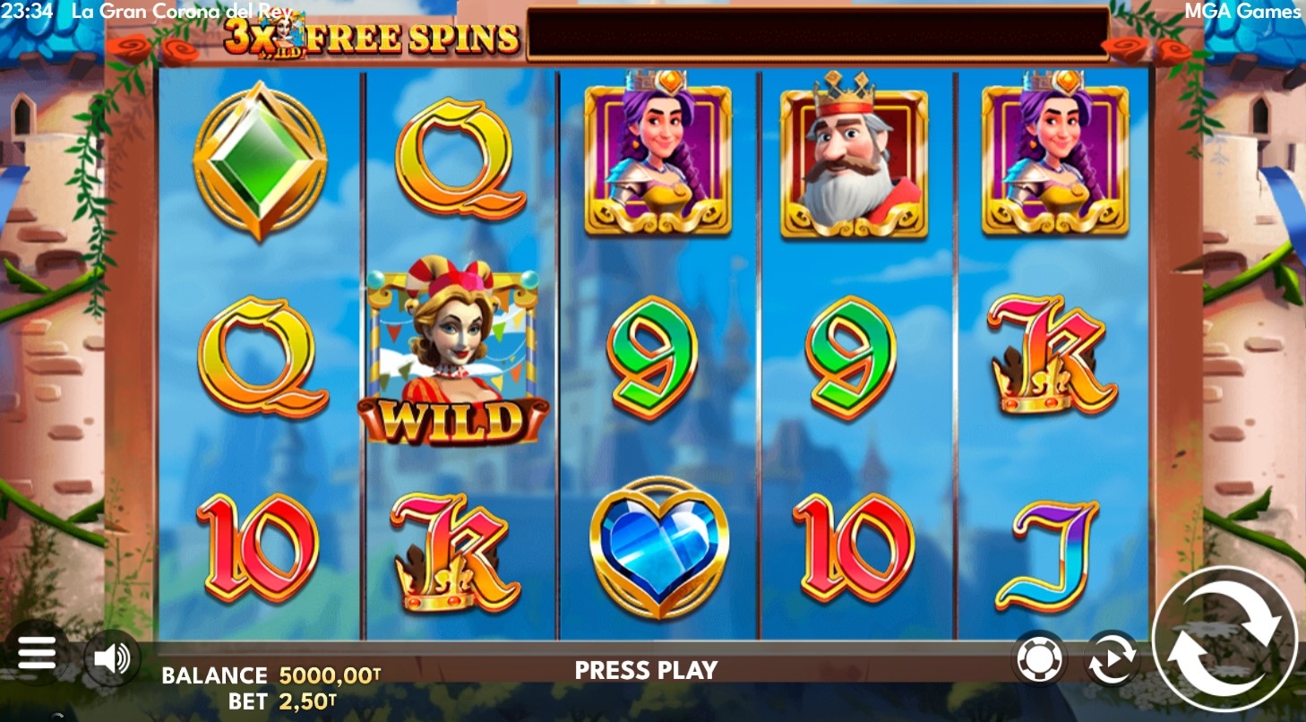 La Gran Corona del Rey Slot Gameplay