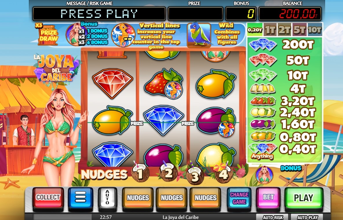 La Joya del Caribe Slot Gameplay
