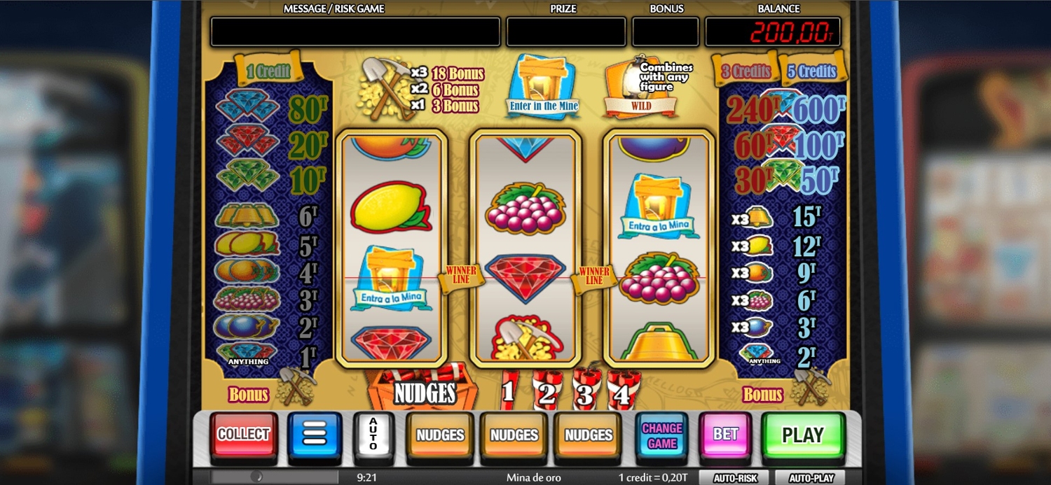 La Mina De Oro Slot Gameplay