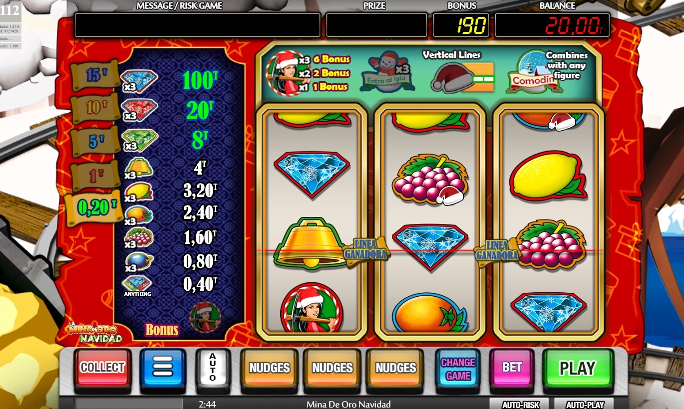 La Mina de Oro Navidad Slot Gameplay