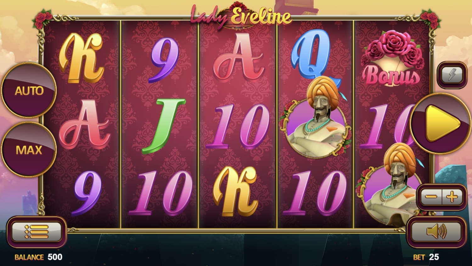 Lady Eveline Slot Gameplay