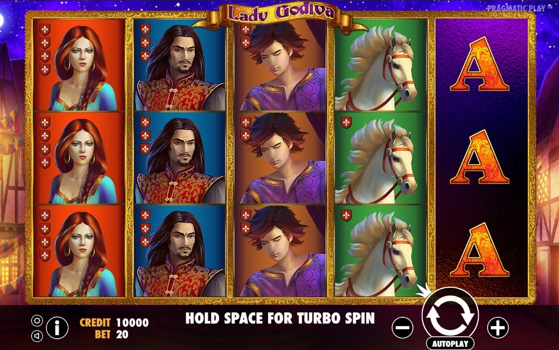 Lady Godiva Slot Gameplay