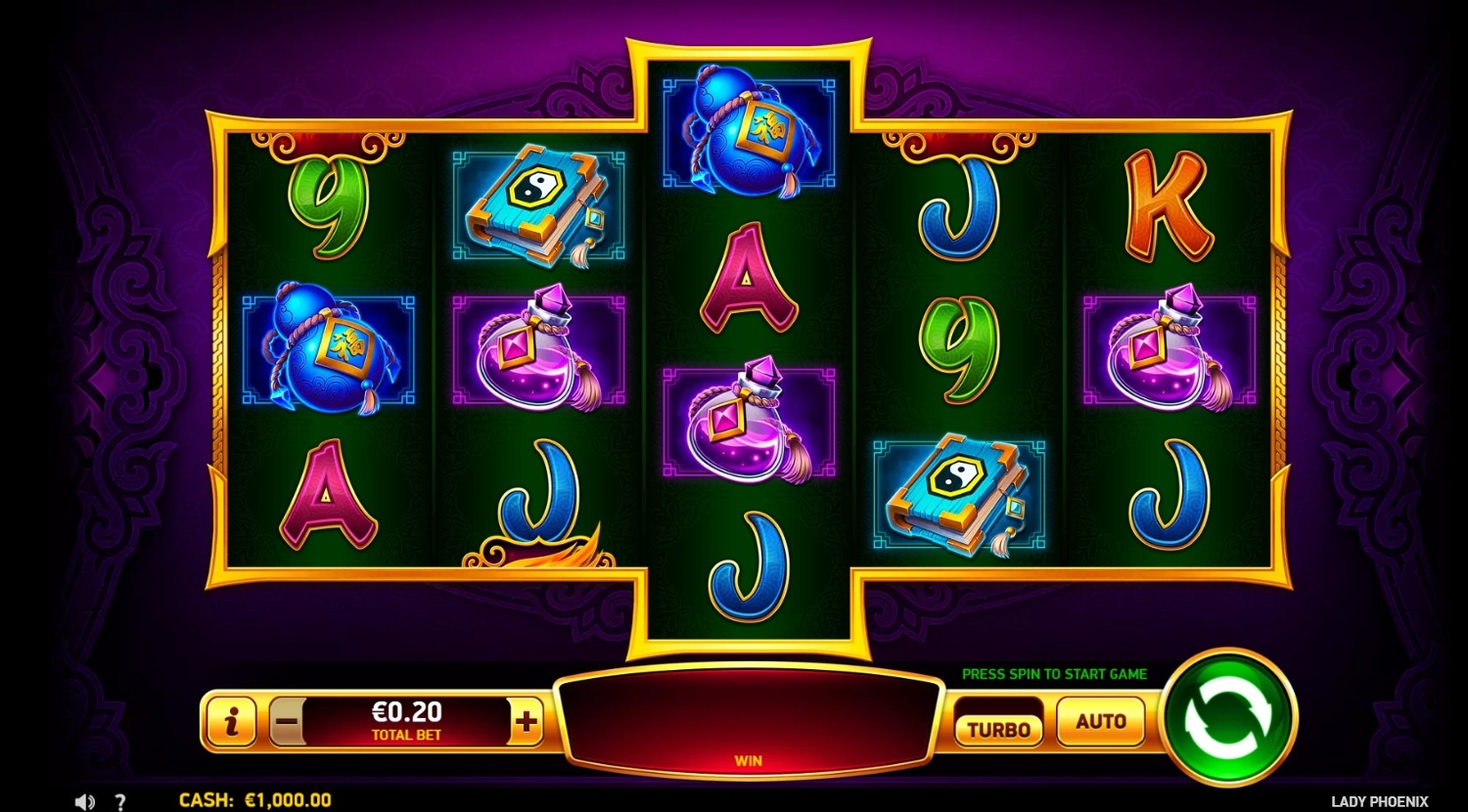 Lady Phoenix Slot Gameplay