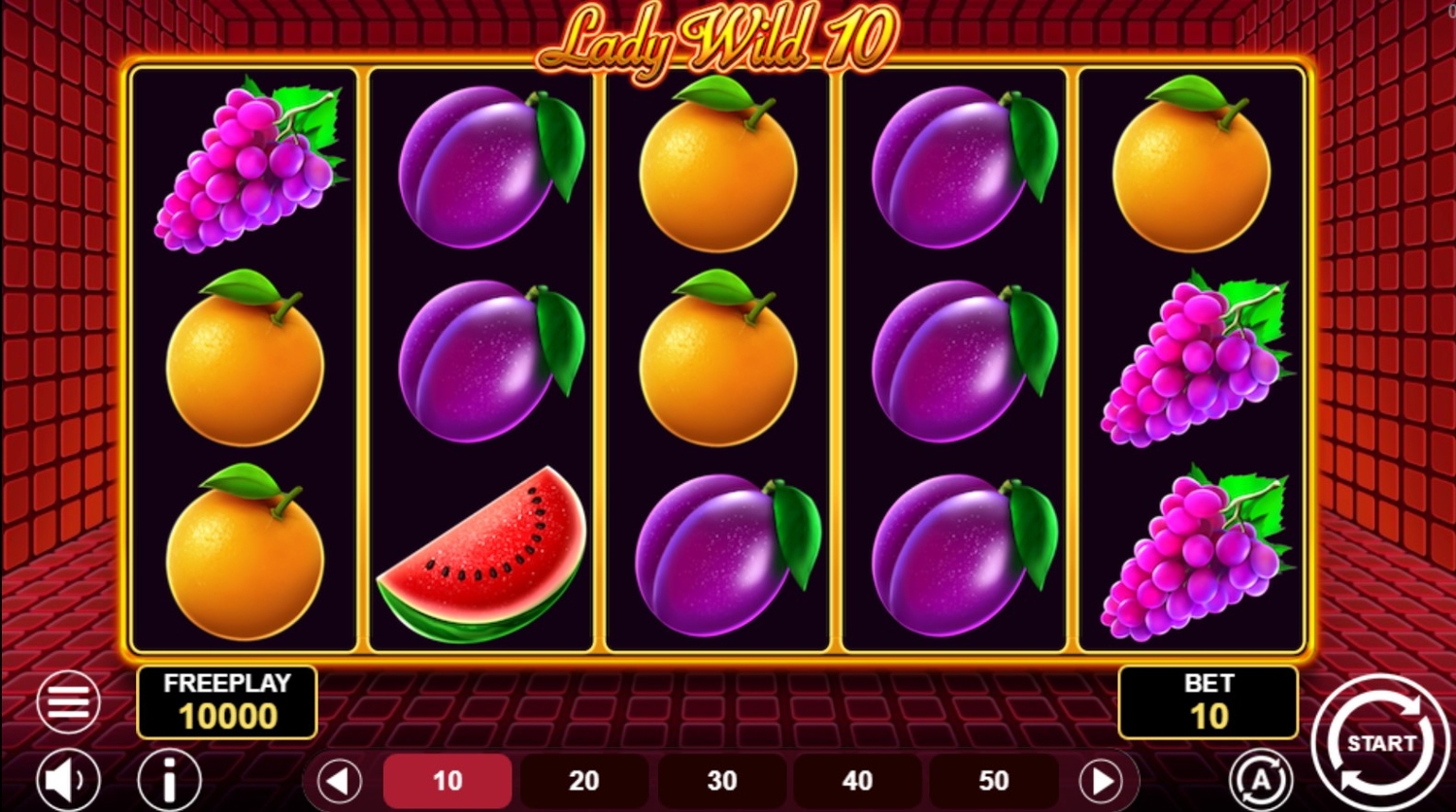 Lady Wild 10 Slot Gameplay