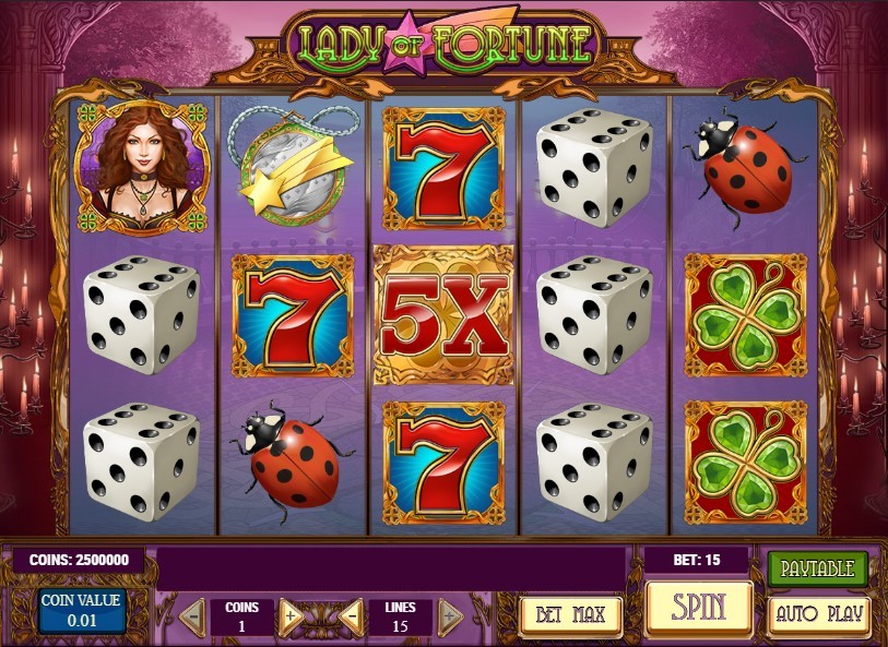 Lady of Fortune Slot Gameplay