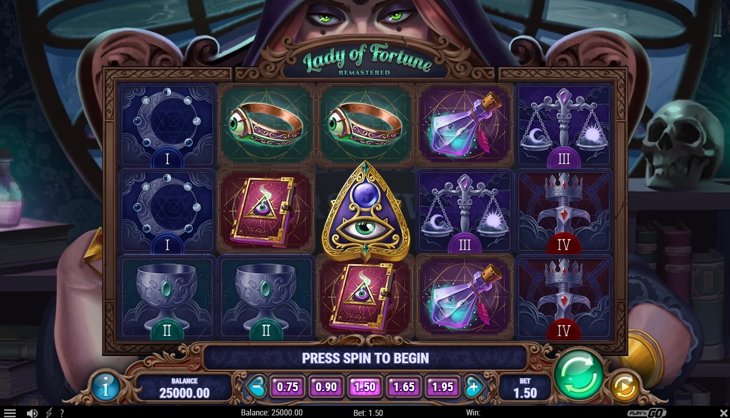 Lady of Fortune Remastered Slot Gameplay