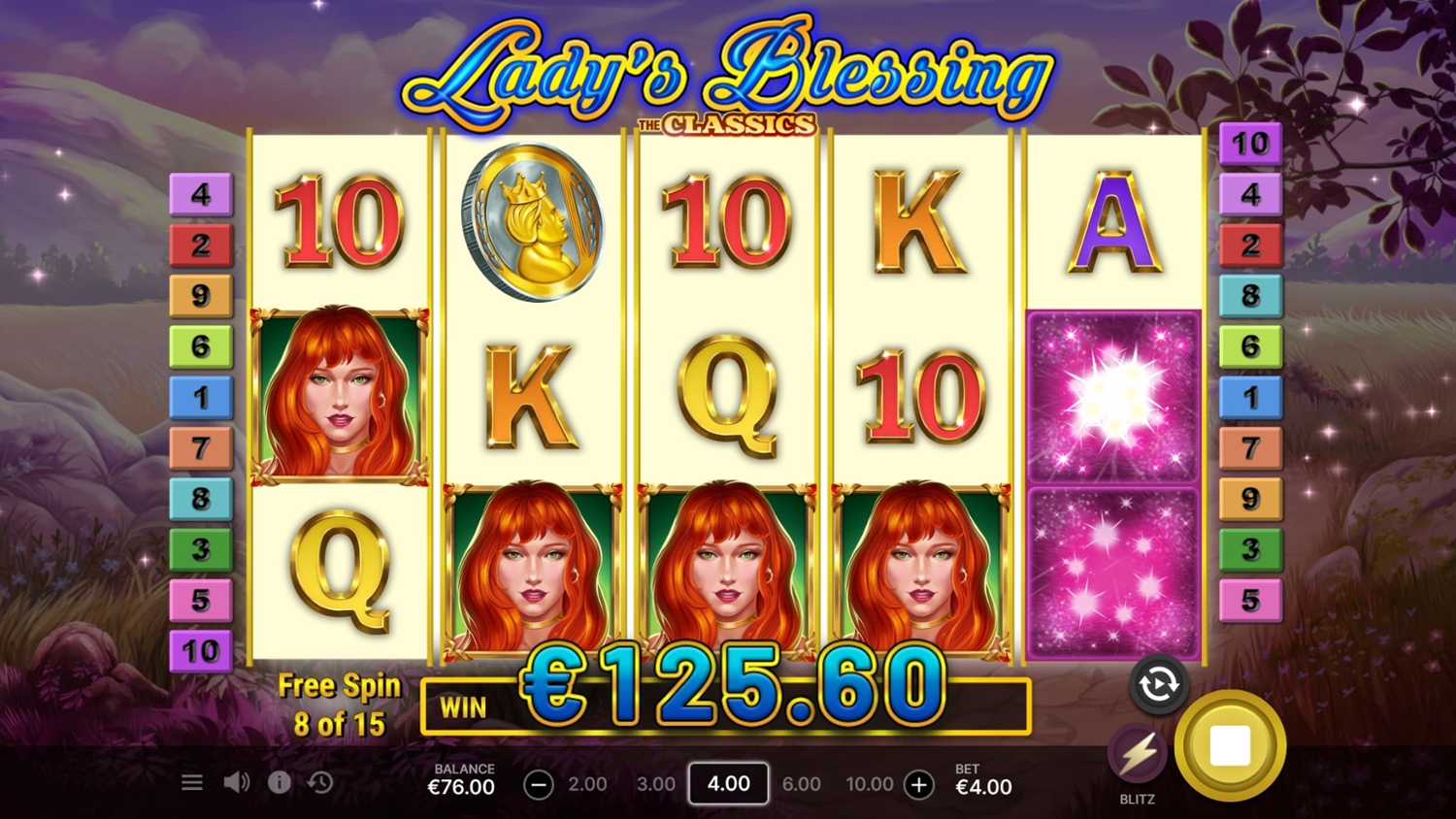 Lady's Blessing Slot Gameplay