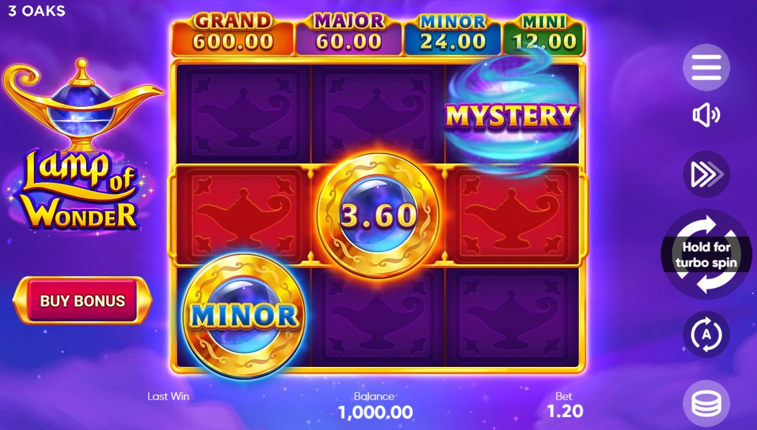 Lamp of Wonder Slot Gameplay