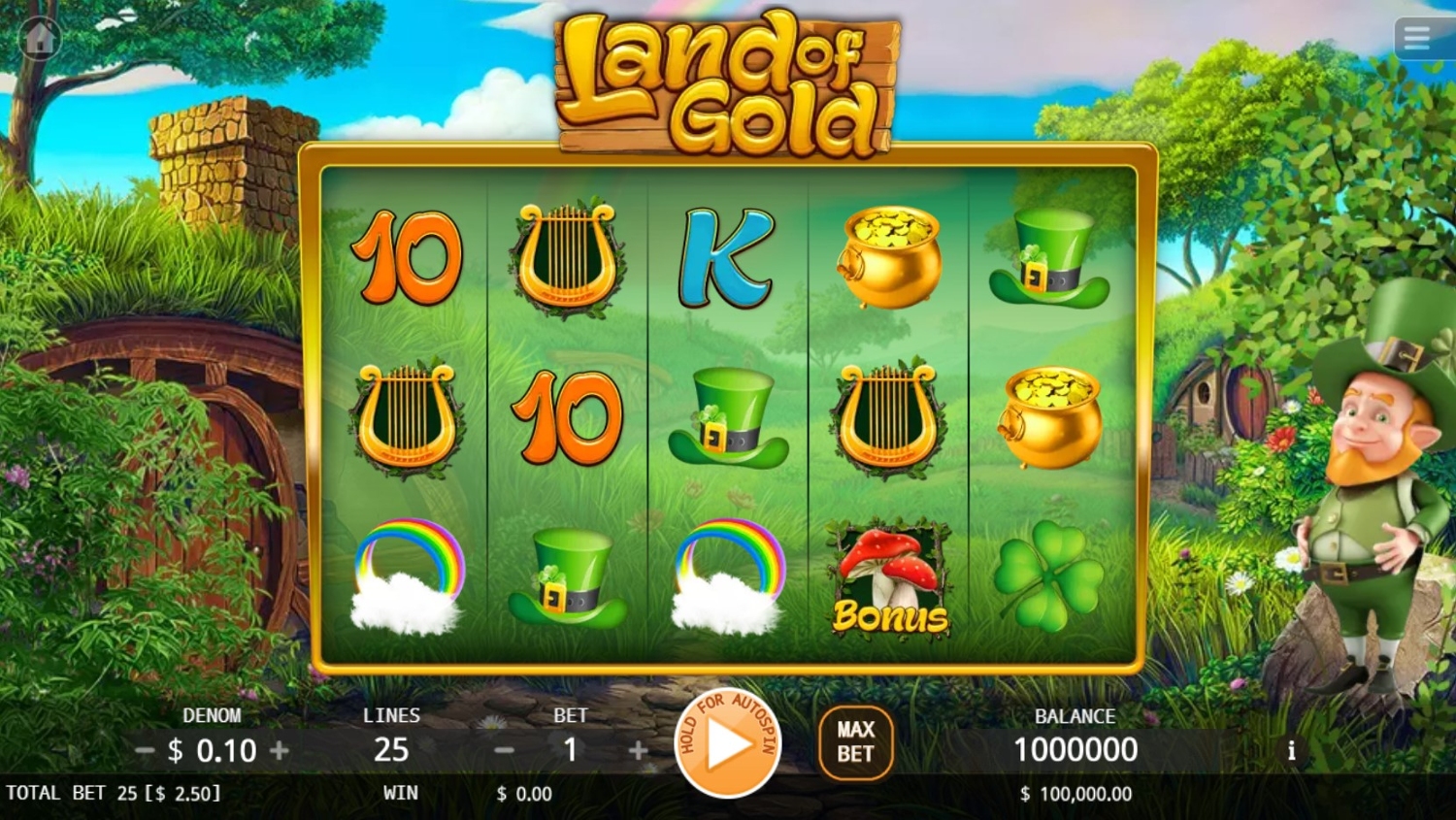 Lands of Gold Slot Gameplay