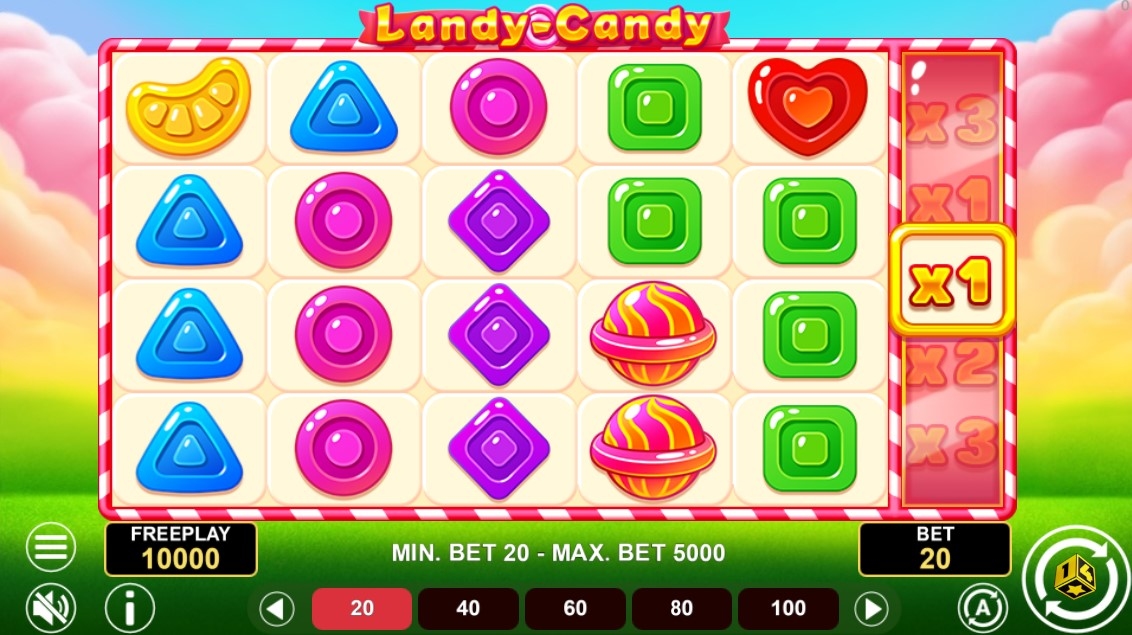 Landy-Candy Slot Gameplay
