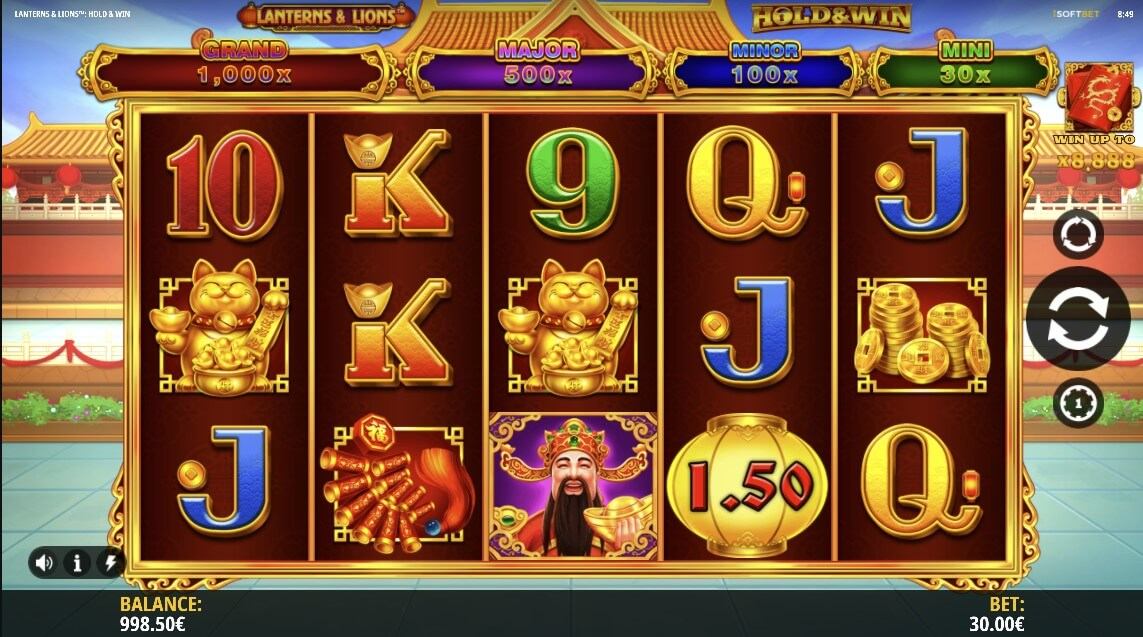 Lanterns & Lions Slot Gameplay