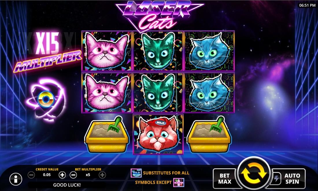 Laser Cats Slot Gameplay