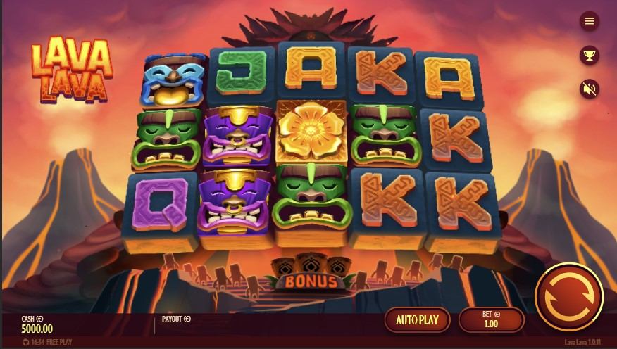 Lava Lava Slot Gameplay