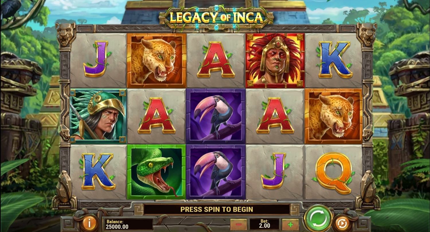 Legacy of Inca Slot Gameplay