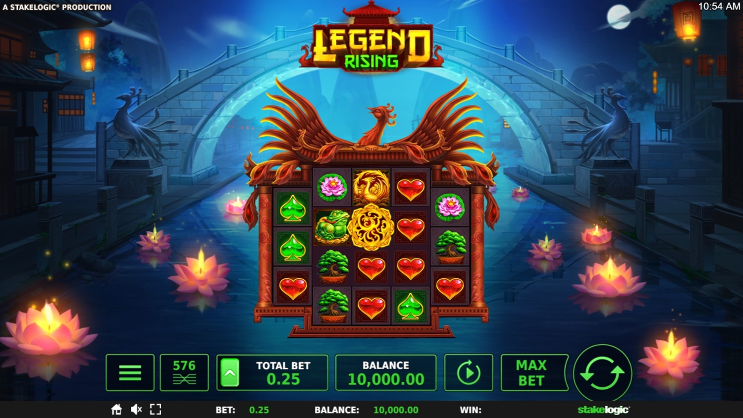 Legend Rising Slot Gameplay