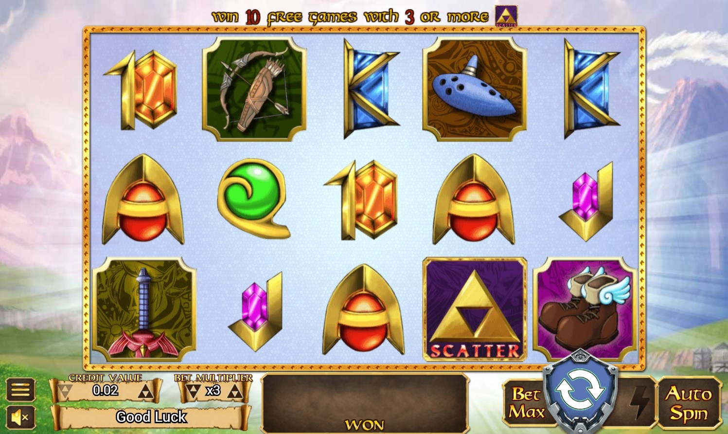 Legend of Link Slot Gameplay