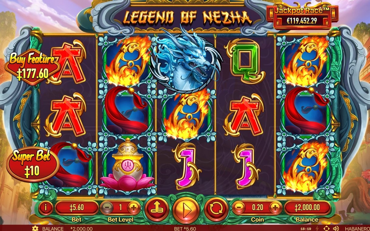 Legend of Nezha Slot Gameplay