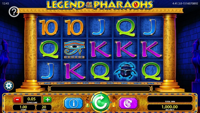 Legend of The Pharaohs Slot Gameplay