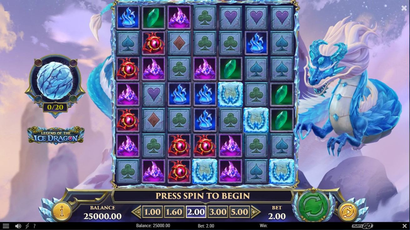 Legend of the Ice Dragon Slot Gameplay