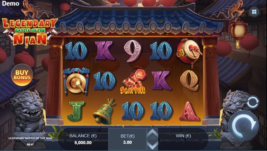 Legendary Battle of the Nian Slot Gameplay