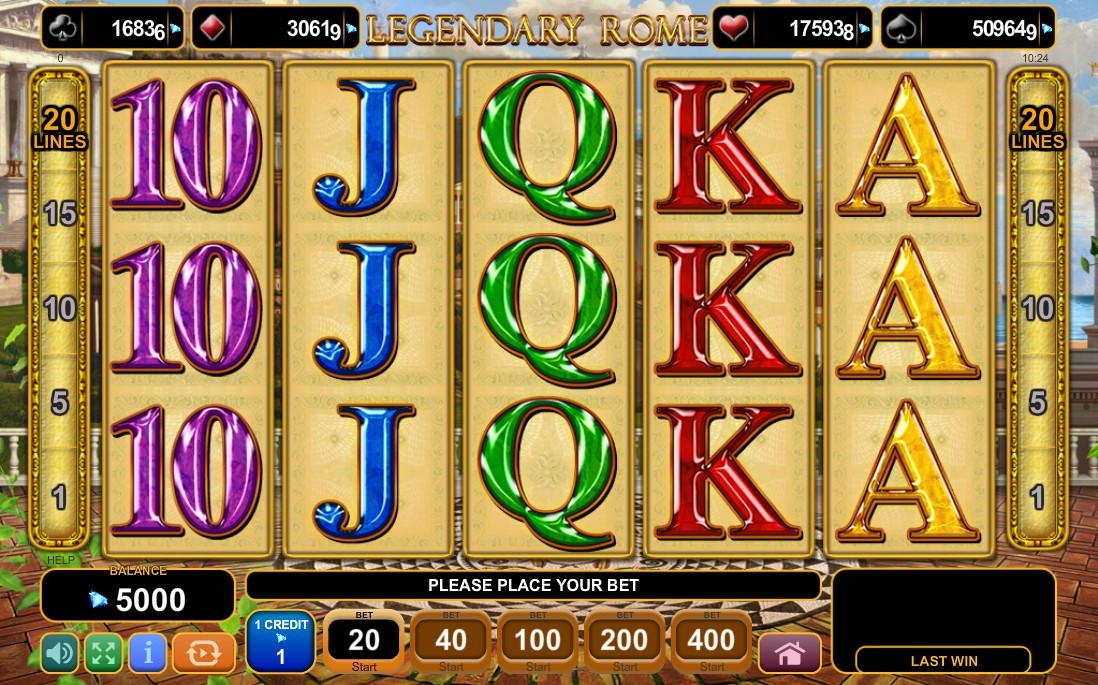 Legendary Rome Slot Gameplay