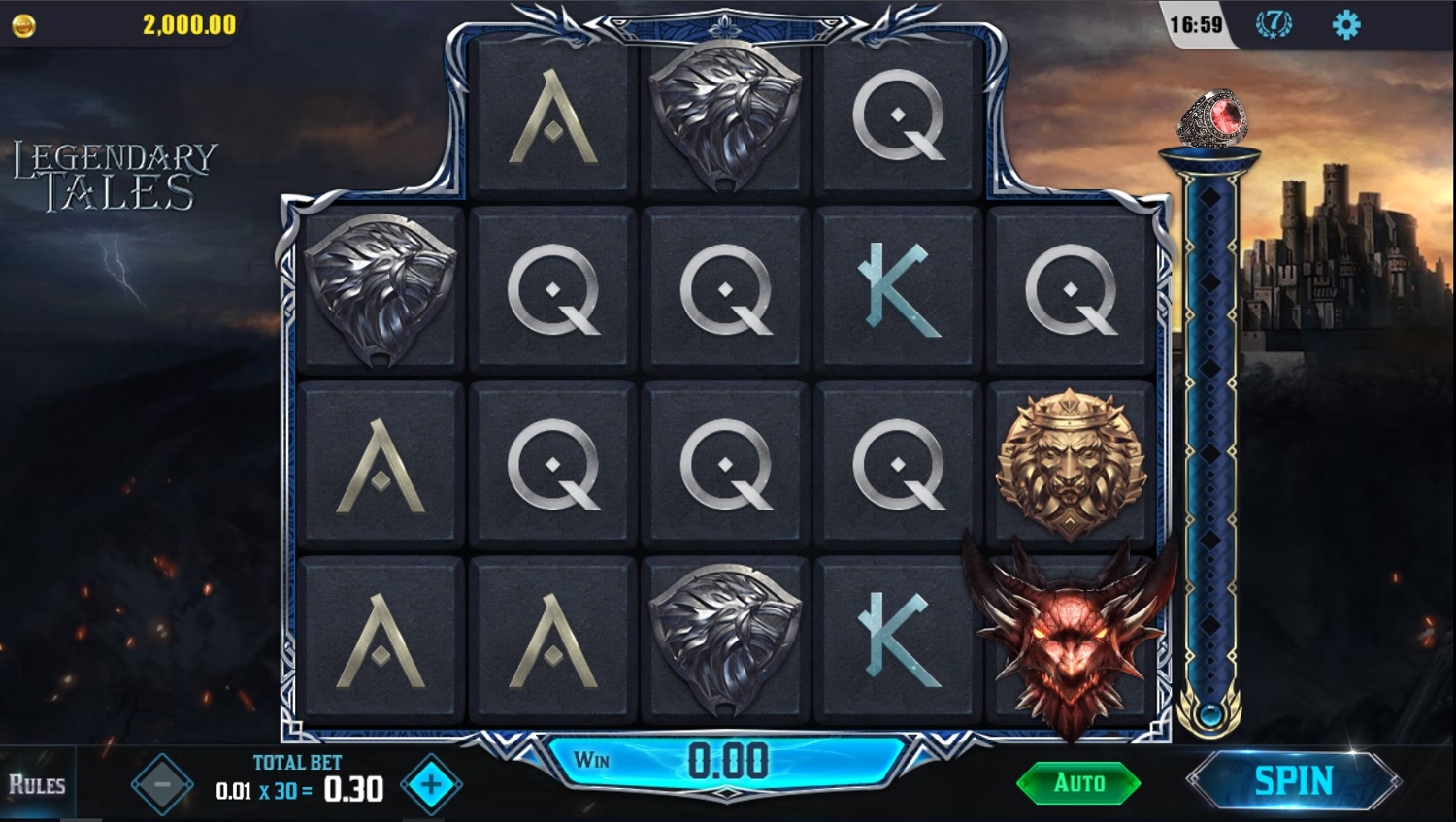 Legendary Tales Slot Gameplay