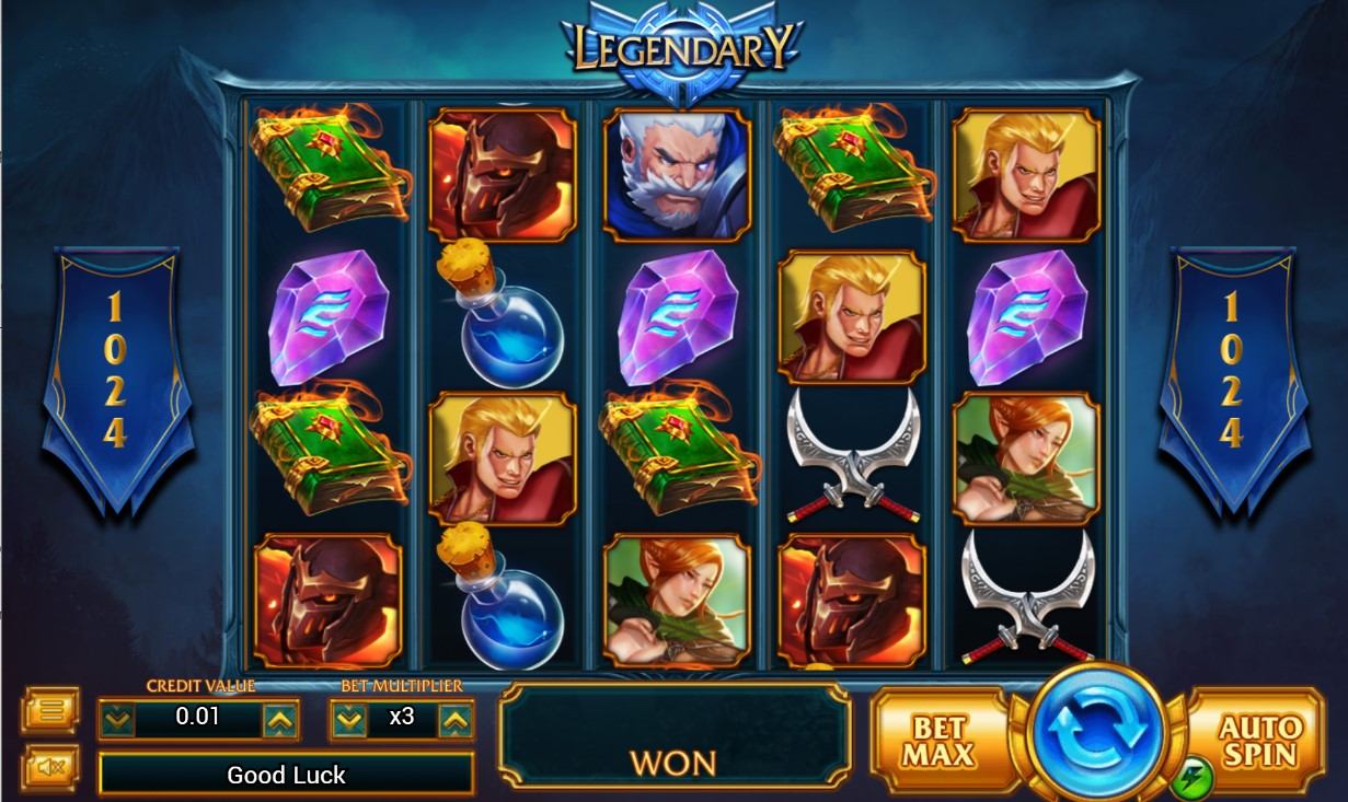 Legendary Slot Gameplay