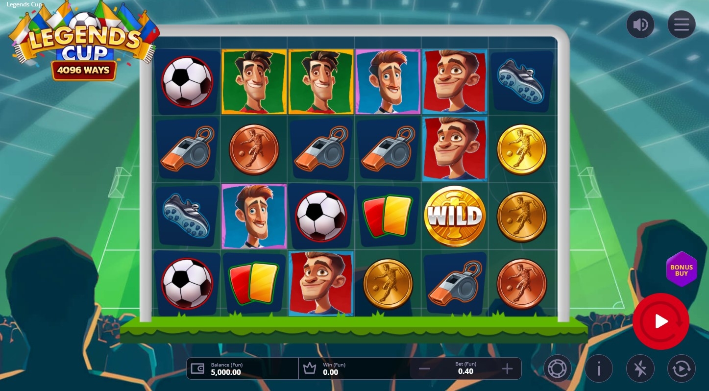 Legends Cup Slot Gameplay