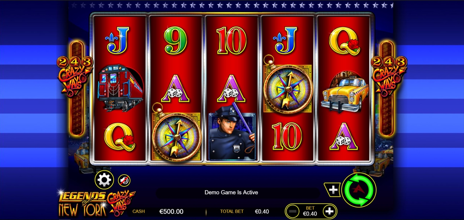 Legends of New York Slot Gameplay