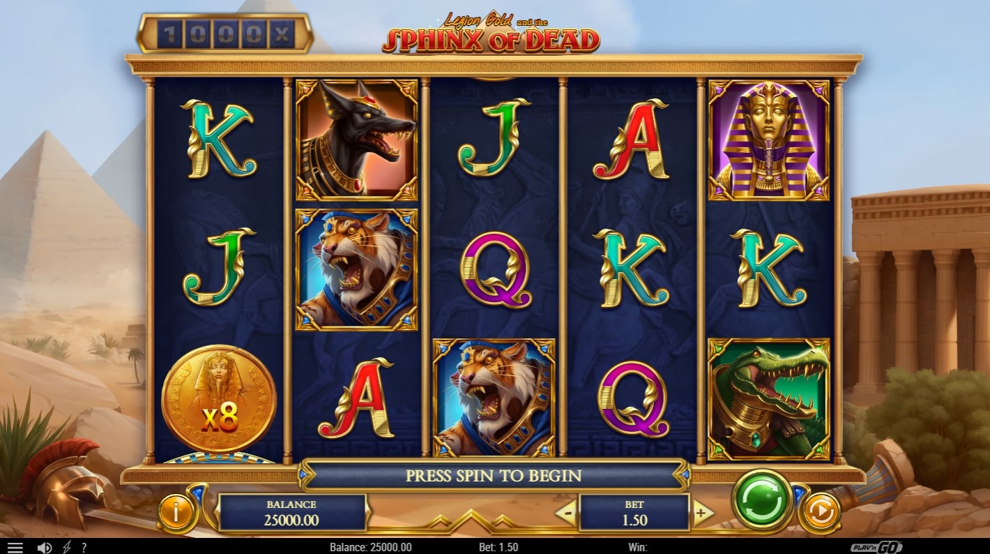 Legion Gold and the Sphinx of Dead Slot Gameplay