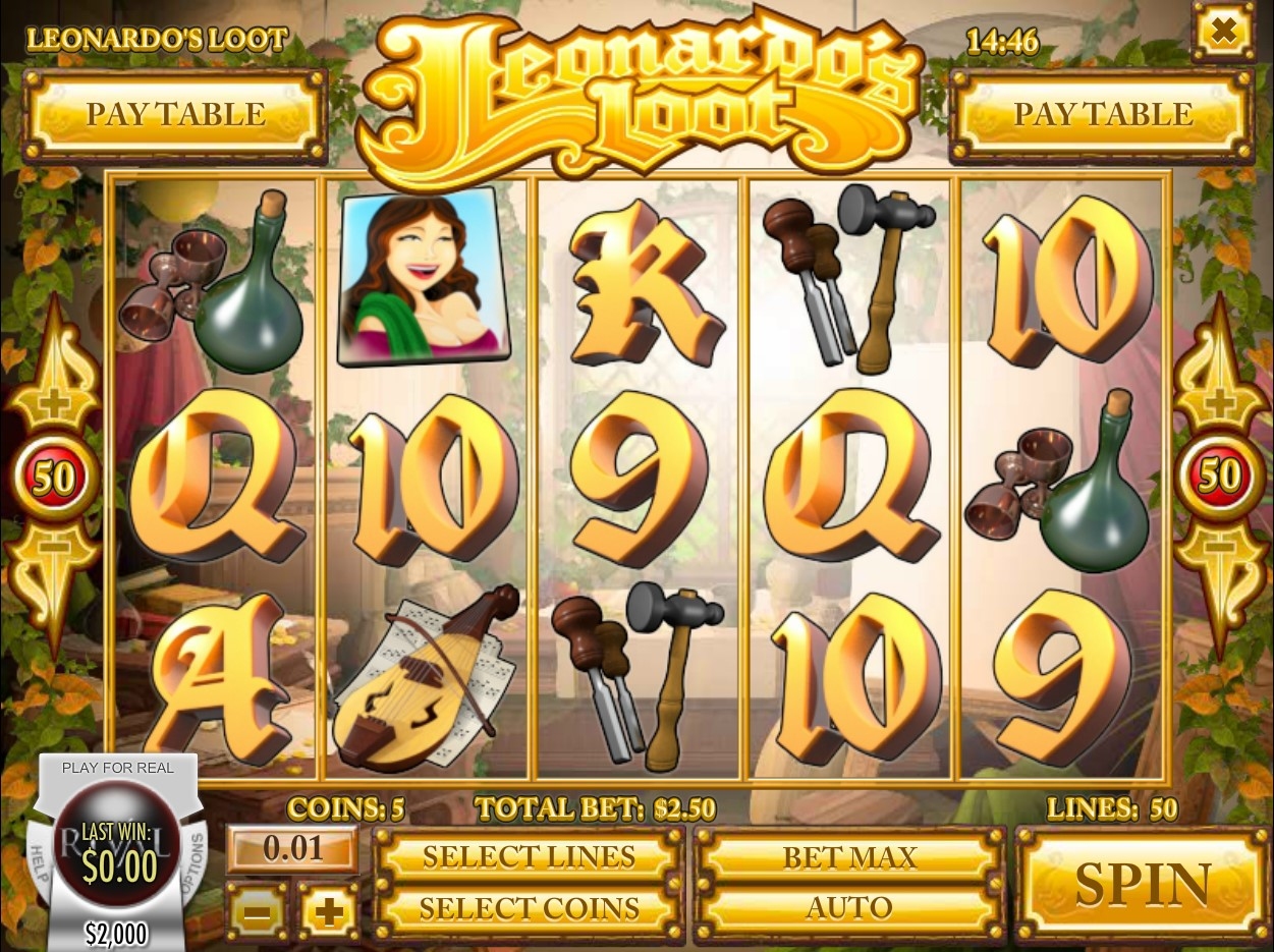 Leonardo's Loot Slot Gameplay