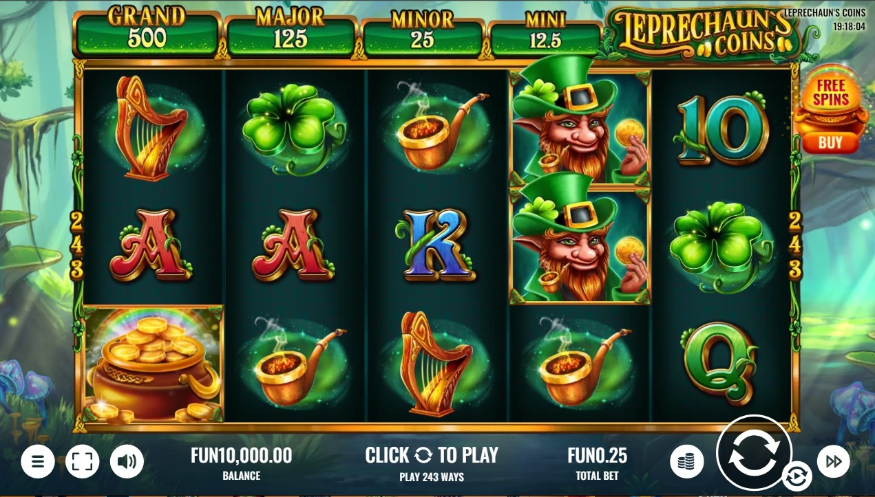 Leprechaun's Coins Slot Gameplay