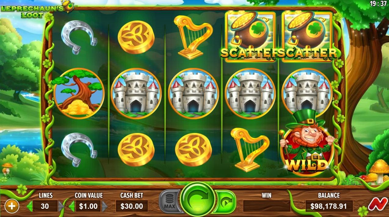 Leprechaun's Loot Slot Gameplay