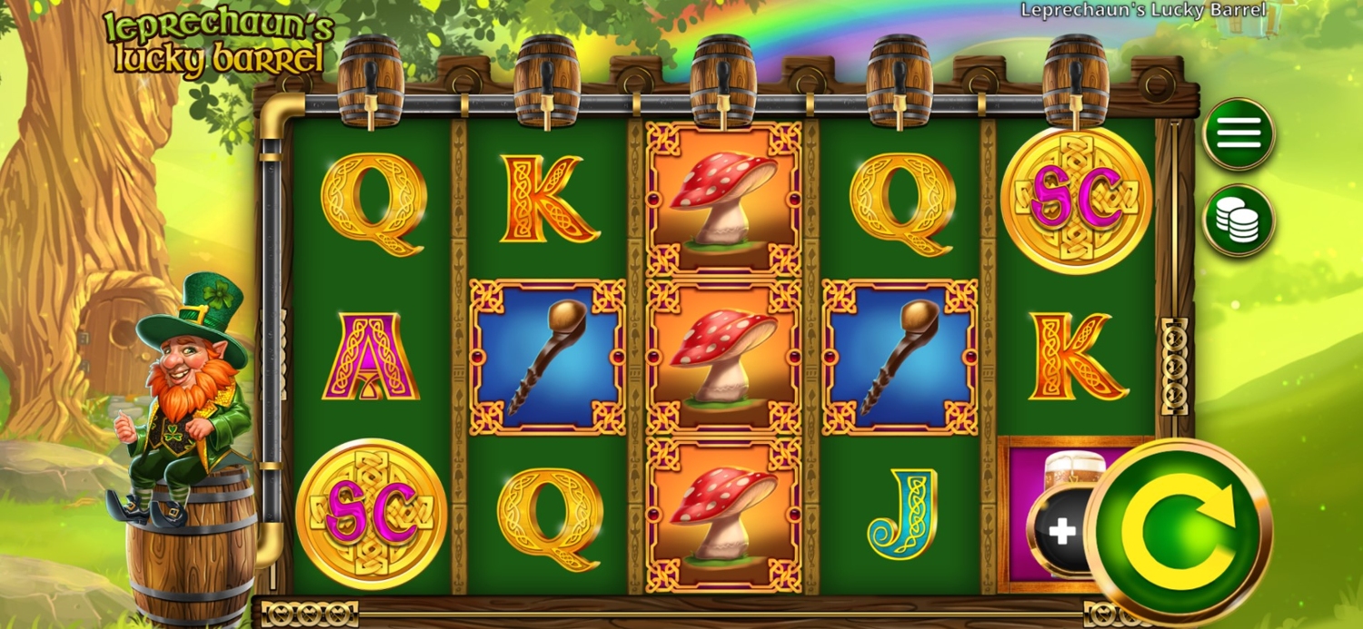 Leprechauns Lucky Barrel Slot Gameplay
