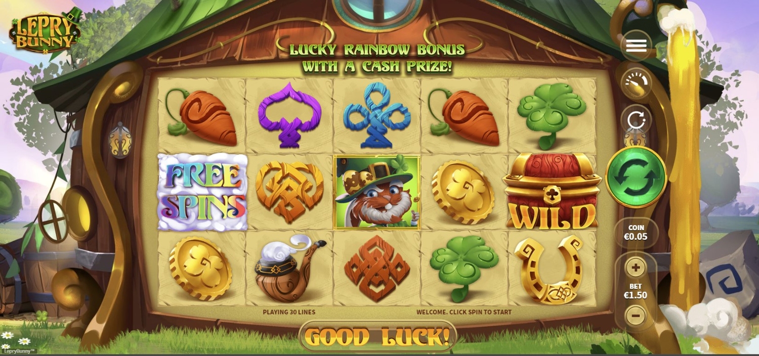 Lepry Bunny Slot Gameplay